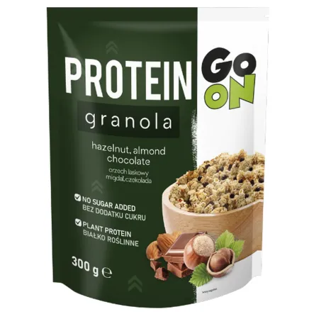 Granola Proteinowa z Czekoladą i Orzechami GO ON 300 g - Sante