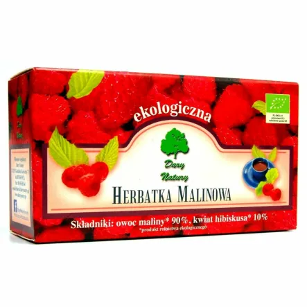 Herbatka Malinowa Eko 20 x 3 g Dary Natury