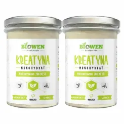 2 x Kreatyna Monohydrat Proszek 250 g - Biowen