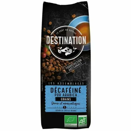 Kawa Ziarnista Bezkofeinowa Arabica 100% Bio 250 g - Destination