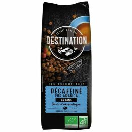 Kawa Ziarnista Bezkofeinowa Arabica 100% Bio 250 g - Destination