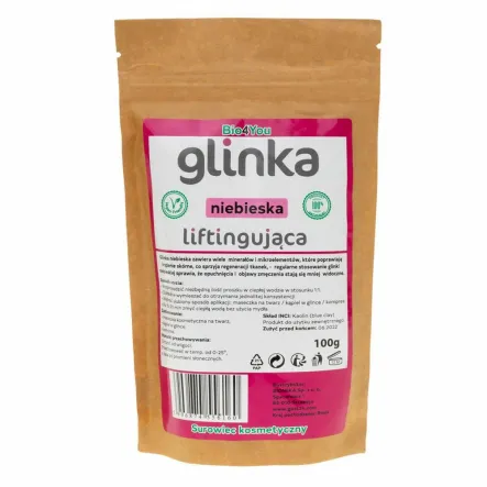 Kambryjska Liftingująca Glinka Niebieska 100 g - Biomika - Wyprzedaż