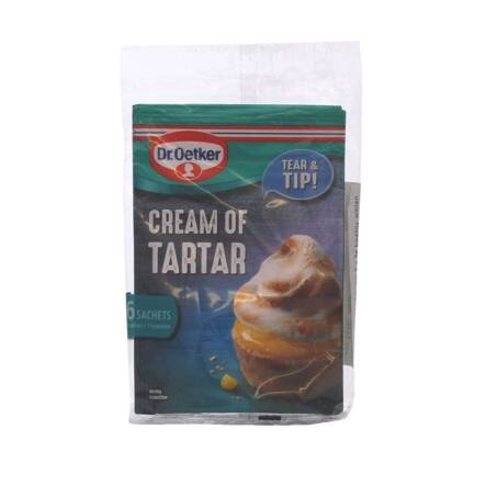 Kwaśny Winian Potasu Cream of Tartar 6 Saszetek Dr. Oetker