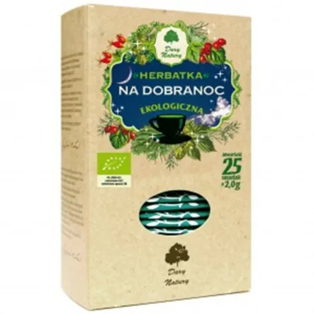 Herbatka na Dobranoc BIO 50 g (25x 2 g) - Dary Natury