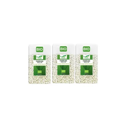 3 x Fasolka Biała Jaś Bio 1 kg - Bio Planet