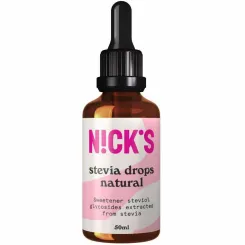Słodzik w Płynie Stevia Drops Natural 50 ml - Nicks