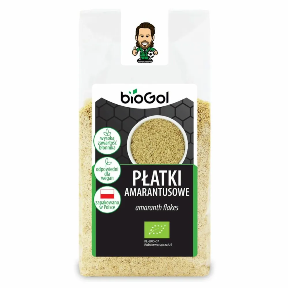 Płatki Amarantusowe Bio 300 g - Biogol