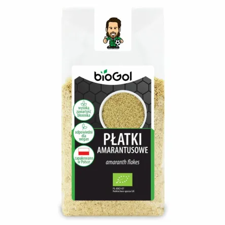 Płatki Amarantusowe Bio 300 g - Biogol (01.07.2025)