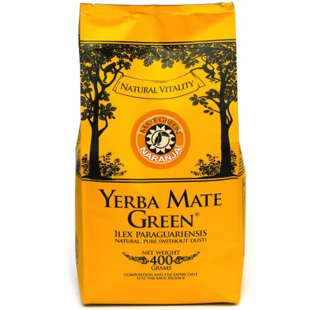 Yerba Mate Green Naranja Pomarańczowa 400 g - Wyprzedaż