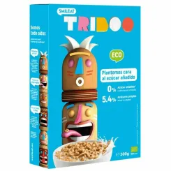 Płatki Śniadaniowe Kółka Zbożowe Bez Dodatku Cukru Bio 300 g - SMILEAT