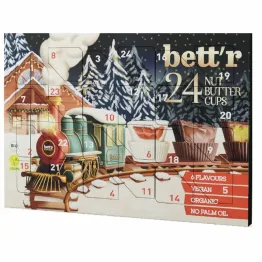 Kalendarz Adwentowy Pralinki Mix Bio 312 g (24 x 13g ) - Bett'r