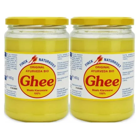 2 x Masło Klarowane Ghee Bio 480 g - Finck Naturkost