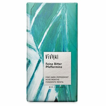 Czekolada o Smaku Mięty Pieprzowej Bio 100 G - Vivani