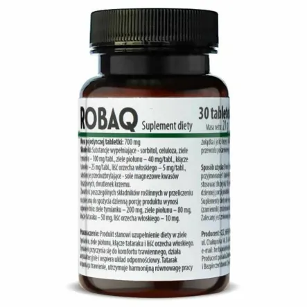 RobaQ Tabletki 30 Sztuk - Herbapol Kraków