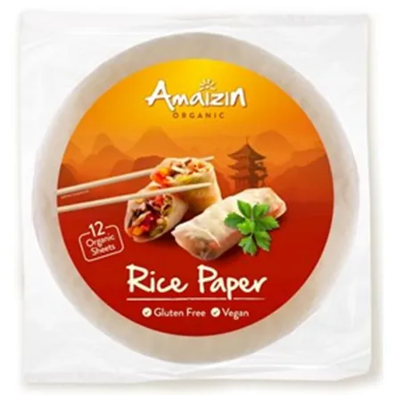 Papier Ryżowy Bezglutenowy Bio 110 g Amaizin - Przecena Krótka Data Minimalnej Trwałości