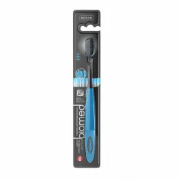 Szczoteczka do Zębów z Węglem Aktywnym Medium 1 Sztuka - BIOMED
