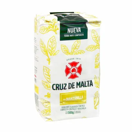 Yerba Mate Cruz De Malta Manzanilla 500 g