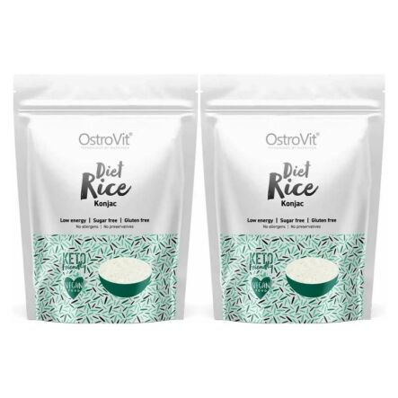 2 x Makaron Konjac Diet Rice 400 g Keto Friendly (250 g) - OstroVit