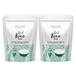 2 x Makaron Konjac Diet Rice 400 g Keto Friendly (250 g) - OstroVit 