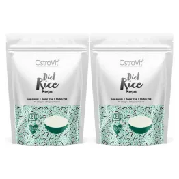 2 x Makaron Konjac Diet Rice 400 g Keto Friendly (250 g) - OstroVit