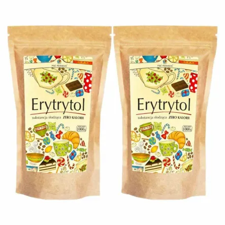 Zestaw 2 x Erytrytol 1000 g - Pięć Przemian 