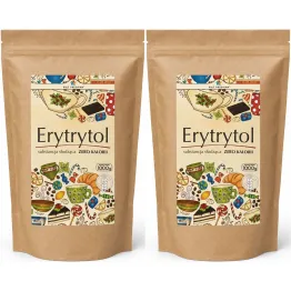 Zestaw 2 x Erytrytol 1 kg - Pięć Przemian