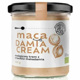 Krem z Orzechów Macadamia Bez Dodatku Cukru Bio 300 g - Diet-Food