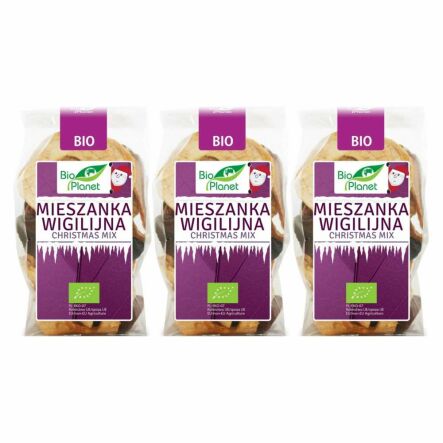 3 x Mieszanka Wigilijna Bio 150 g - Bio Planet Susz na Wigilijny Kompot
