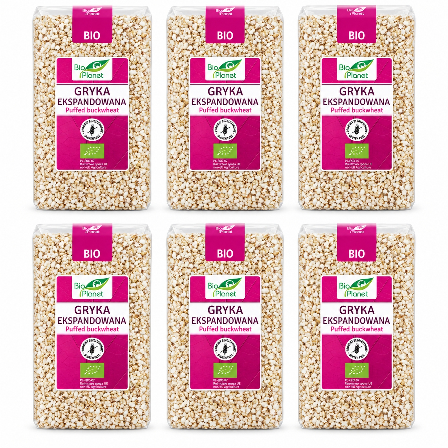6 x Gryka Ekspandowana Bezglutenowa Bio 100 g - Bio Planet