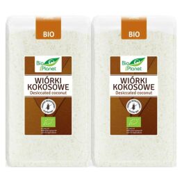 2 x Wiórki Kokosowe Bezglutenowe Bio 500 g - Bio Planet