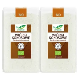2 x Wiórki Kokosowe Bezglutenowe Bio 500 g - Bio Planet