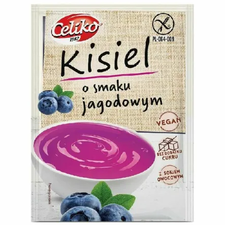 Kisiel o Smaku Jagodowym 40 g - Celiko