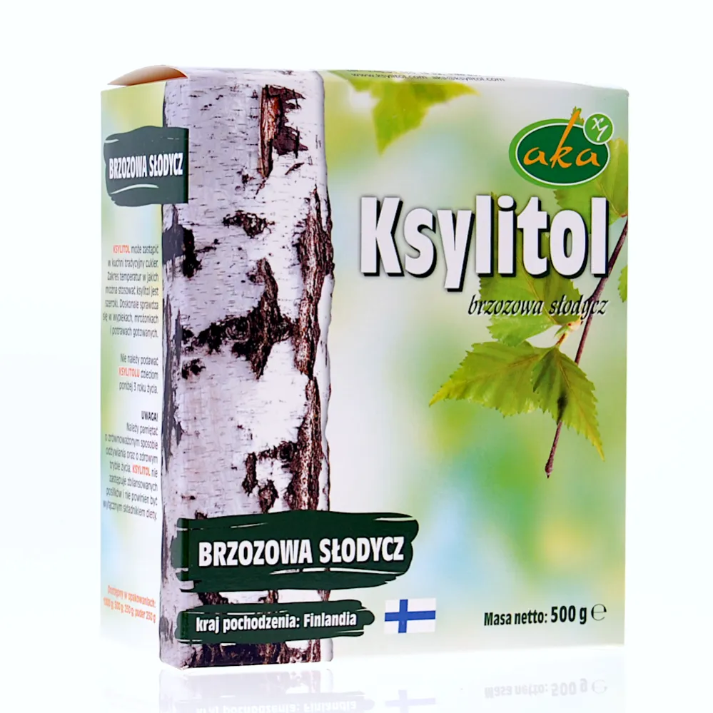 Ksylitol 0,5 Kg Fiński Cukier Brzozowy Danisco Oryginalny Xylitol z Brzozy Finlandia Aka