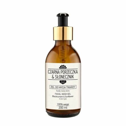 Żel do Mycia Twarzy Każdy Rodzaj Skóry Czarna Porzeczka & Słonecznik 200 ml - Nova Kosmetyki