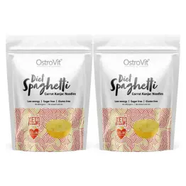2 x Makaron Konjac Diet Spaghetti Carrot Konjac Noodles Keto Friendly 400 g (250 g) - OstroVit