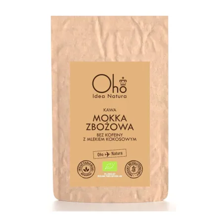 Kawa Mokka Zbożowa z Napojem Kokosowym Bezglutenowa Bio 100 g Oho