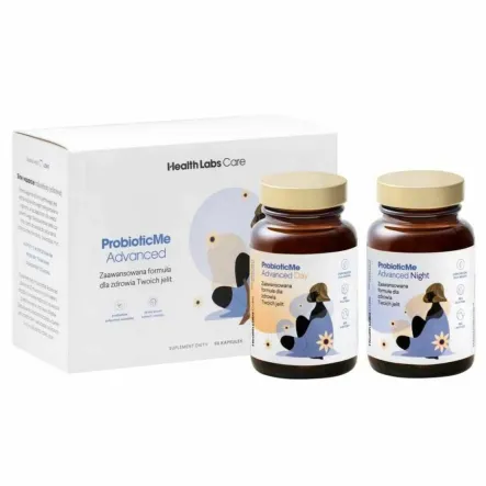 Kapsułki Na Wsparcie Pracy Jelit ProbioticMe Advanced 60 Kapsułek (2x 30 Kapsułek) - Health Labs Care - Wyprzedaż