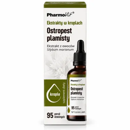 Ostropest Plamisty Ekstrakty w Kroplach 30 ml – Pharmovit