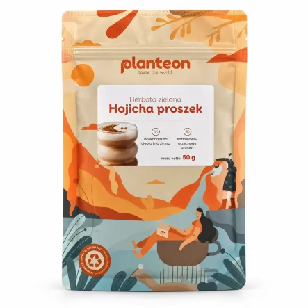 Herbata Zielona Hojicha w Proszku 50 g - Planteon