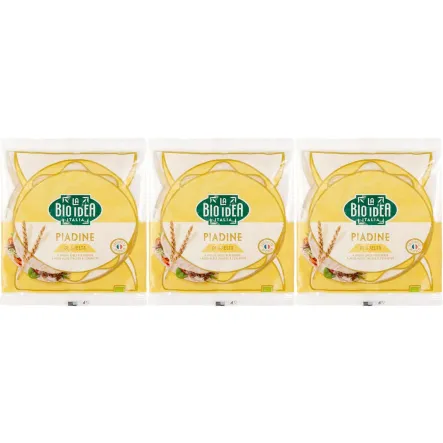3 x Tortilla Orkiszowa Piadina Bio 260 g - La Bio Idea