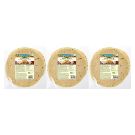 3 x Tortilla Orkiszowa Piadina Bio 260 G - La Bio Idea