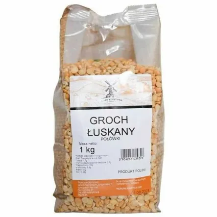 Groch Łuskany Połówki 1 kg - Młyn Kopytowa