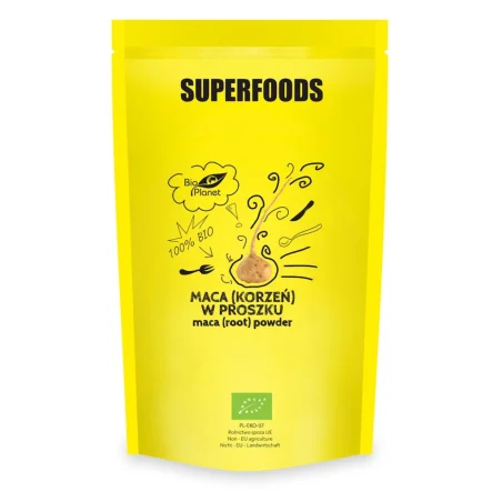 Maca Duże Opakowanie Korzeń w Proszku Bio 750 g - Bio Planet