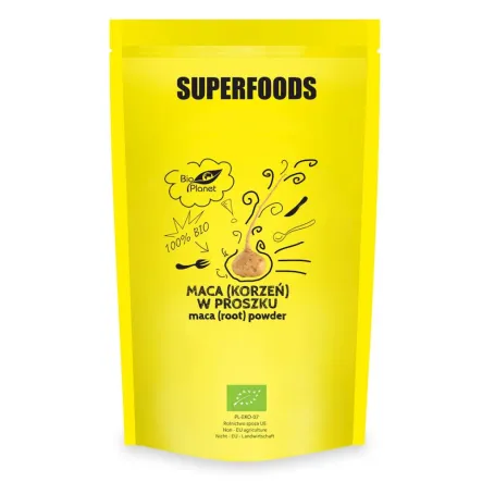 Maca Duże Opakowanie Korzeń w Proszku Bio 750 g - Bio Planet
