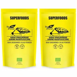 2 x Kakao Sproszkowane Surowe Nieodtłuszczone Bio 150 g - Bio Planet