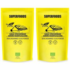 2 x Kakao Sproszkowane Surowe Nieodtłuszczone Bio 150 g - Bio Planet