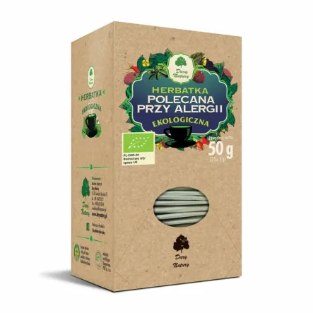 Herbatka Polecana Przy Alergii Eko 25x 2g Dary Natury