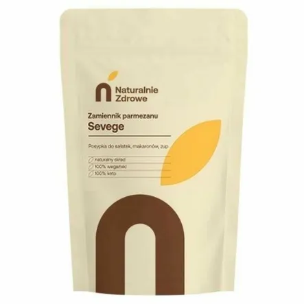 Sevege Wegański Zamiennik Sera Parmezan 200 g - Naturalnie Zdrowe