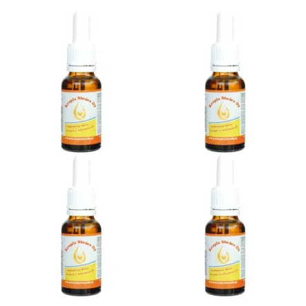4 x Witamina D3 Kropla Słońca 20ml Żółta Proved
