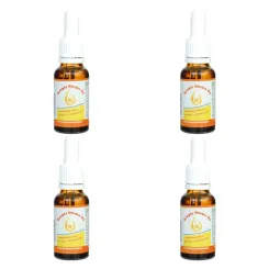 4 x Witamina D3 Kropla Słońca 20ml Żółta Proved